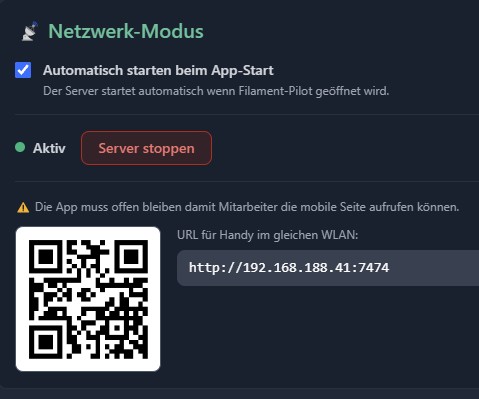 Netzwerk Modus